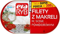 ERA RYB FILETY Z MAKRELI W SOSIE POMIDOROWYM 300G
