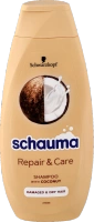 SCHAUMA ODBUDOWA I PIELĘGNACJA 400ML - Szampon do Włosów Zniszczonych i Suchych