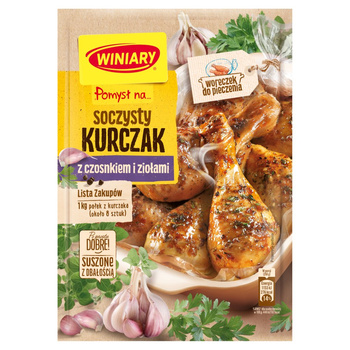 WINIARY POMYSŁ NA... SOCZYSTY KURCZAK Z CZOSNKIEM I ZIOŁAMI 30G