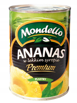 ANANAS MONDELLO PLASTRY 565G