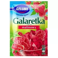 GELLWE GALARETKA MALINOWA 72G