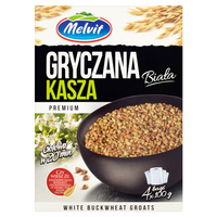 Kasza gryczana biała MELVIT 4 x 100 g