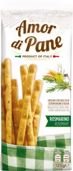 AMOR GRISSINI Z ROZMARYNEM 125G