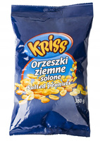 Kriss orzeszki 380g solone torebka