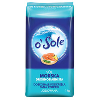 CENOS SÓL MORSKA DROBNOZIARNISTA 1KG