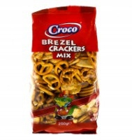 Krakersy i precle Croco MIX 250 g