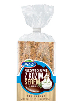 MELVIT CRISPY ŻYTNI Z SEREM KOZIM I ROZMARYNEM 130G