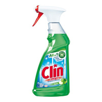 Płyn do Szyb Clin Brilliance Apple 500ml - Płyn o Zapachu Jabłka, Zapewniający Doskonałą Czystość i Blask Bez Smug, Idealny do Okien i Luster