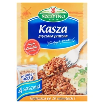 MELVIT KASZA GRYCZANA PRAŻONA SZCZYTNO 4X100G
