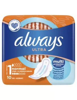 PODPASKI ALWAYS ULTRA NORMAL PLUS 10SZTUK