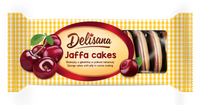 Delisana Ciastka Jaffa cakes z galaretką o smaku wiśniowym 135G
