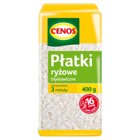CENOS PŁATKI RYŻOWE BŁYSKAWICZNE 400G