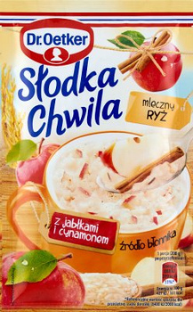 DR. OETKER SŁODKA CHWILA RYŻ Z JABŁKAMI I CYNAMONEM 58G